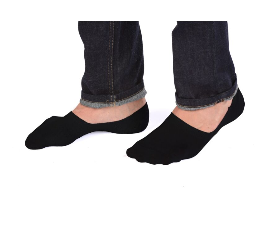 Chaussettes invisibles homme Noir
