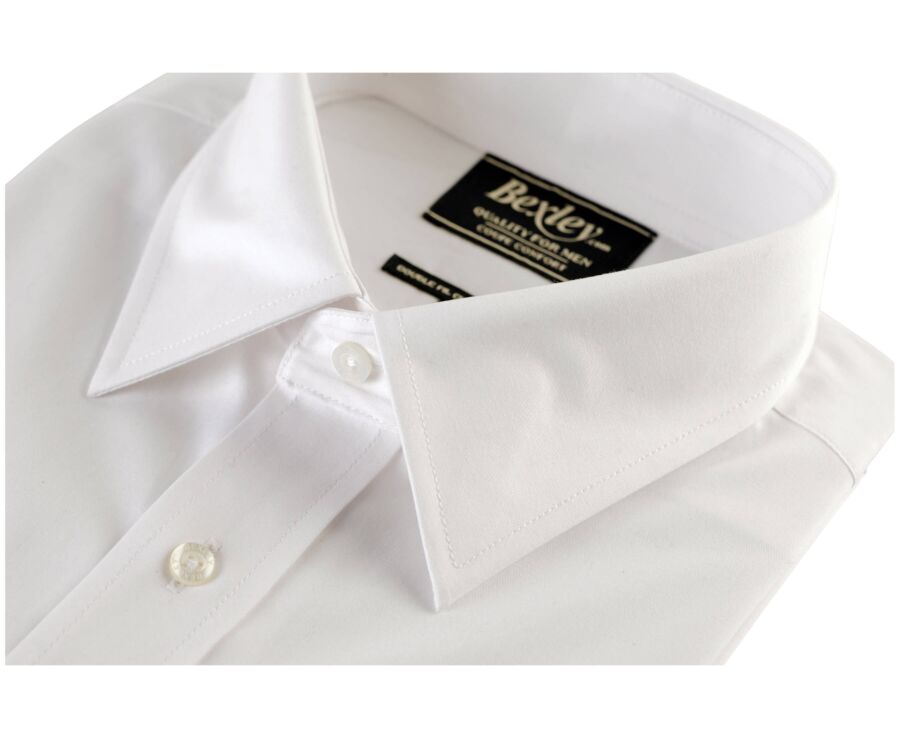 Chemise blanche en coton - Poche poitrine - ALBERT MC