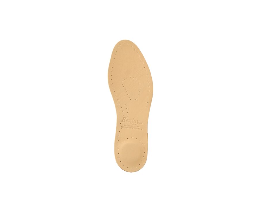 Semelle cuir naturelle