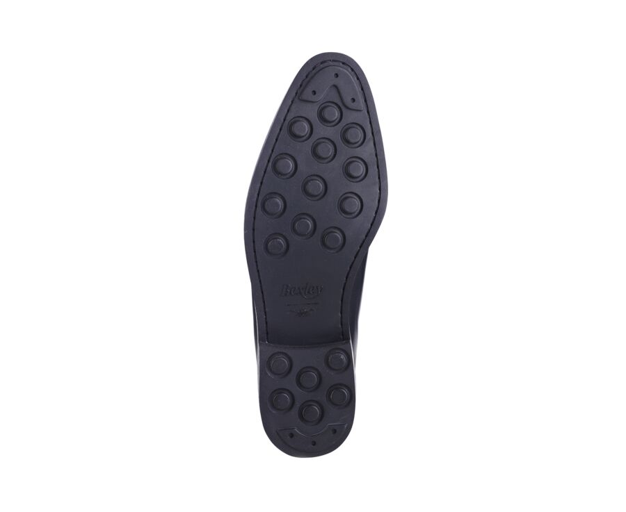 Richelieu homme Noir semelle gomme - PETER GOMME CITY