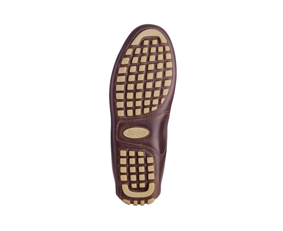 Mocassin Homme Cuir Brun Foncé - FERGUSON