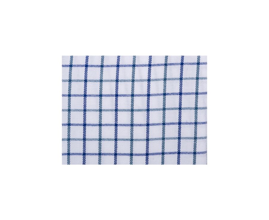 Chemise flanelle carreaux bleus et verts - LINDSAY