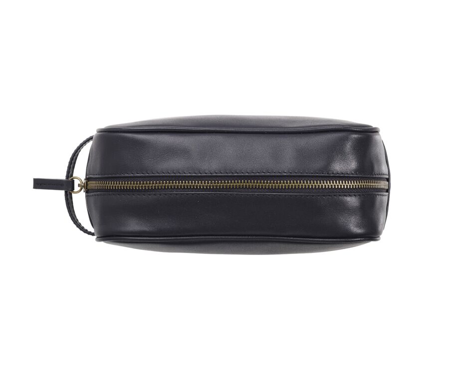 Trousse de voyage en Cuir Noir
