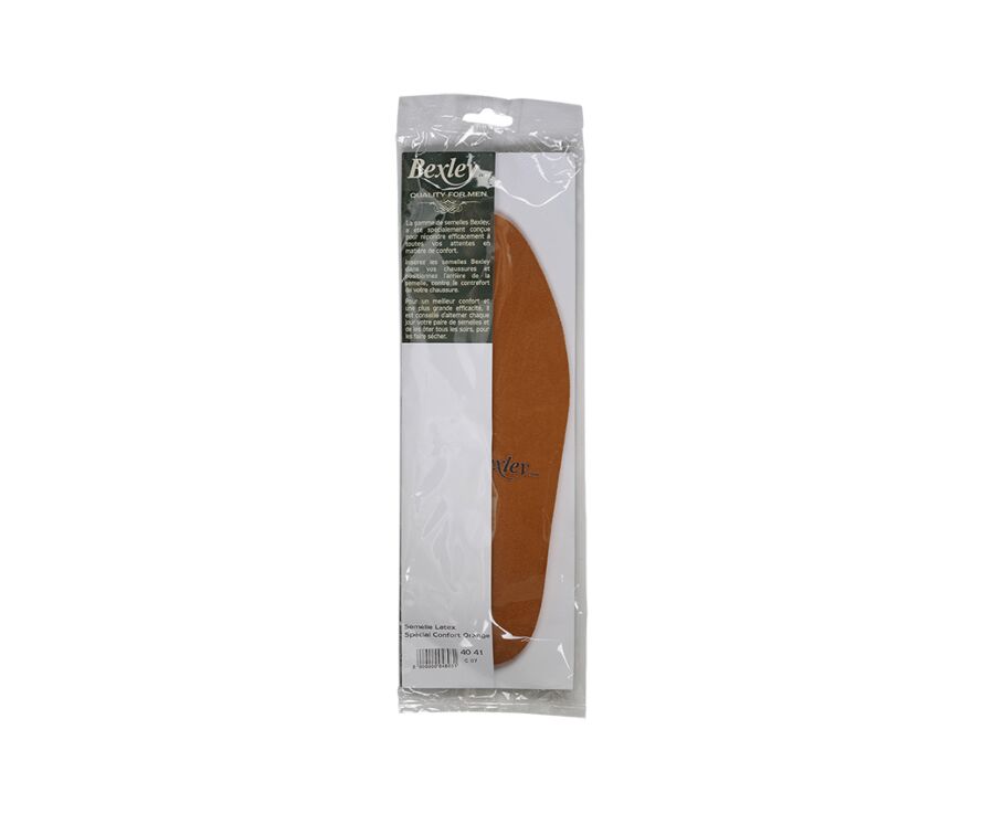 Semelle Latex Spécial Confort orange
