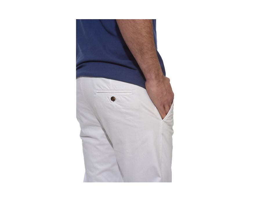 Pantalon chino homme Blanc - KYRK