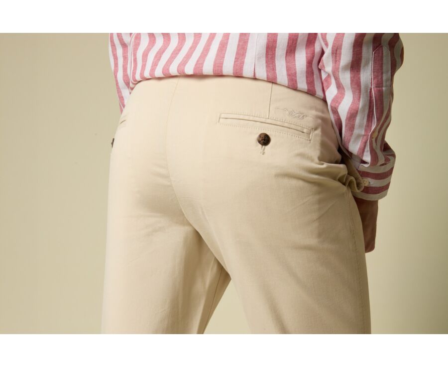 Pantalon chino homme Écru - KYRK