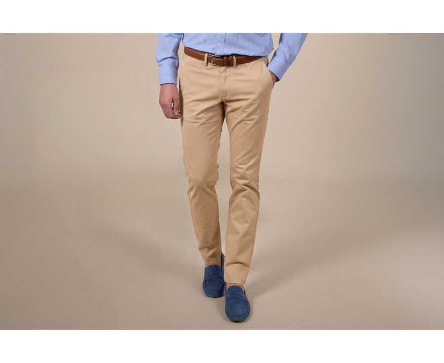 Pantalon chino homme Beige Foncé - KYRK