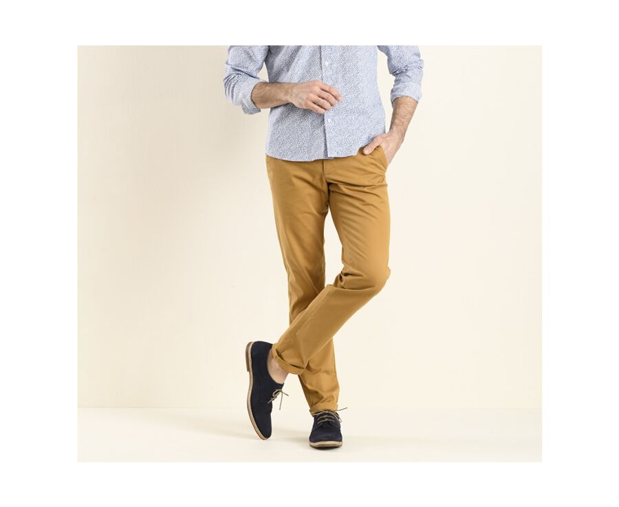 Pantalon chino homme Tabac - KYRK