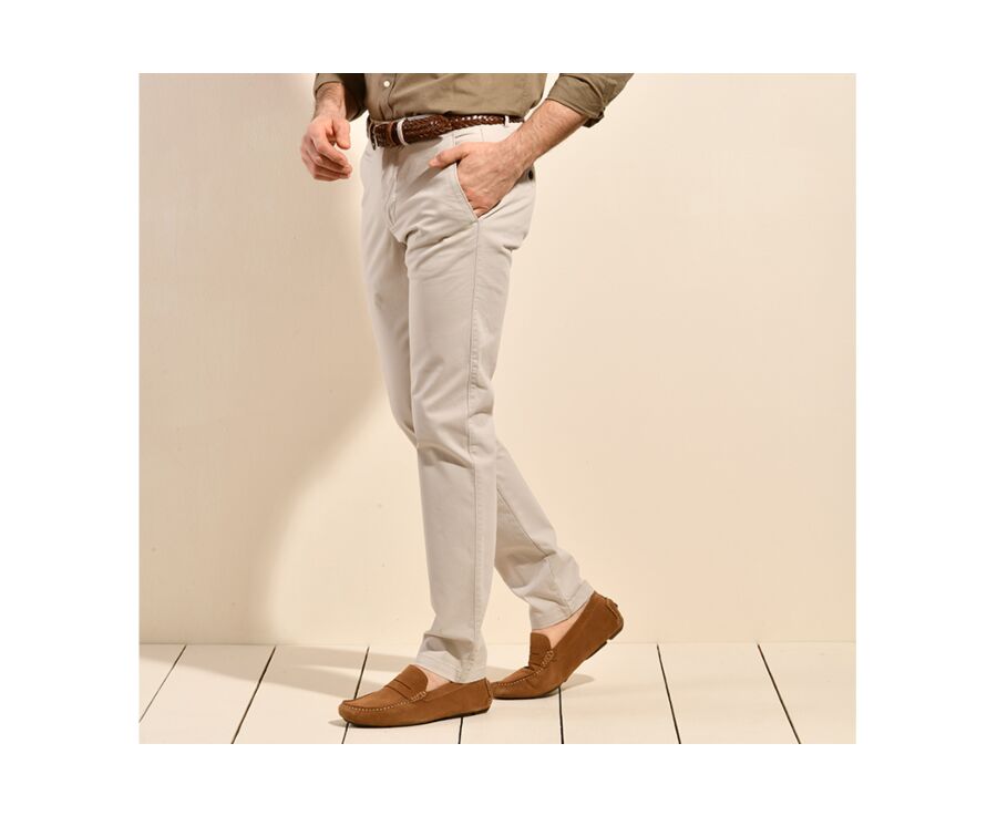 Pantalon chino homme Greige - KYRK