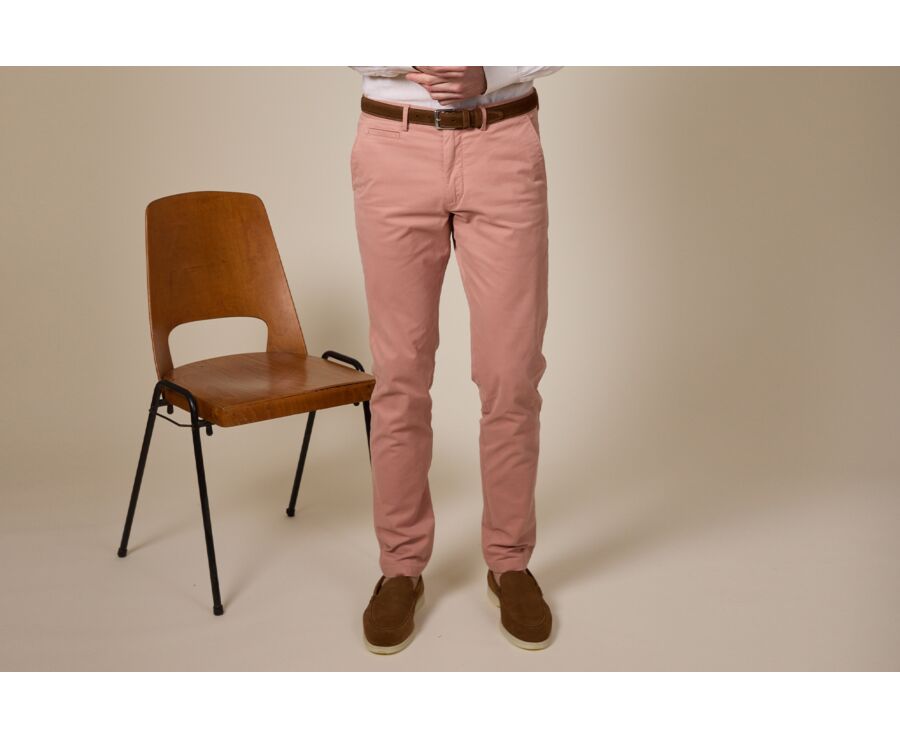 Pantalon chino homme vieux Rose - KYRK