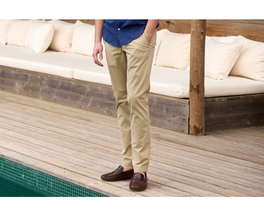 Pantalon chino homme Beige - KYRK