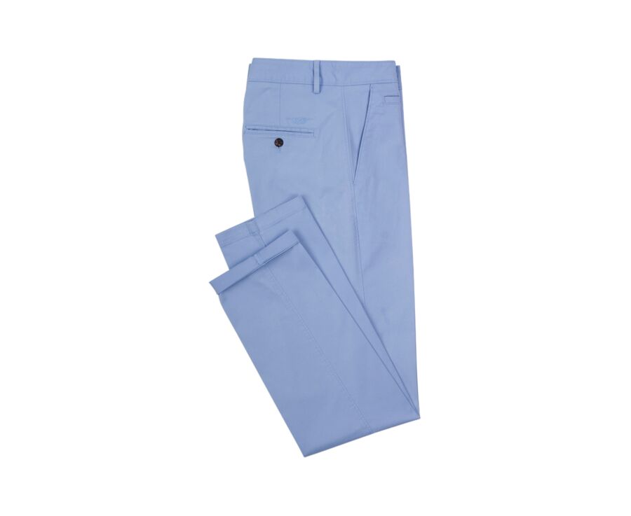 Pantalon chino homme Bleu Azur Clair - KYRK