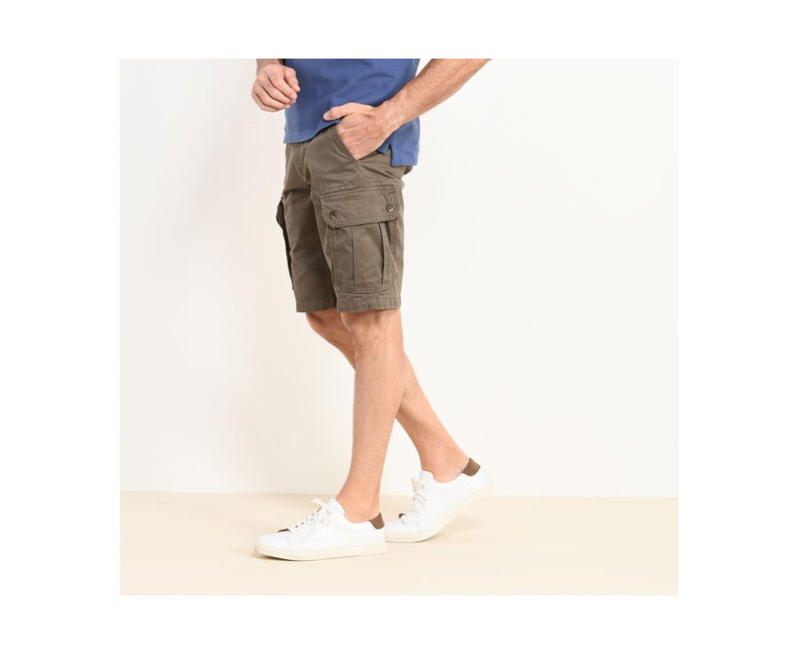 Bermuda cargo homme Taupe - CODY