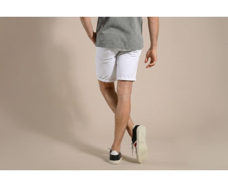 Bermuda chino homme Blanc - BARRY
