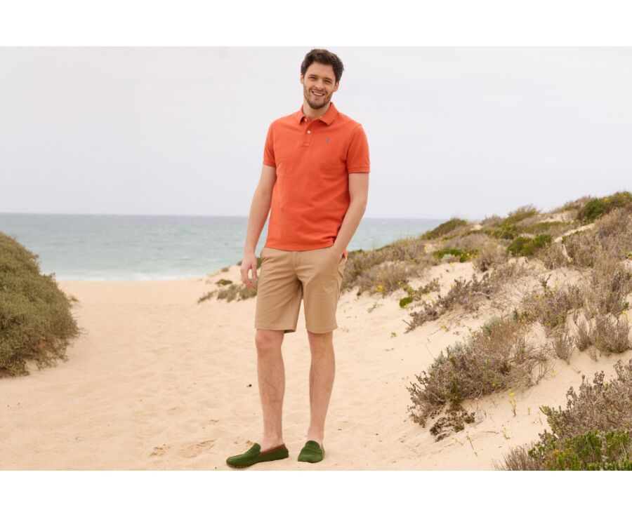 Bermuda chino homme Camel - BARRY