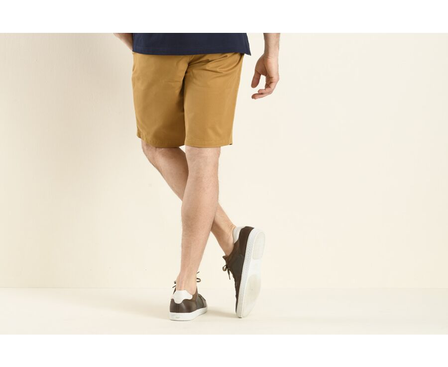 Bermuda chino homme Tabac - BARRY