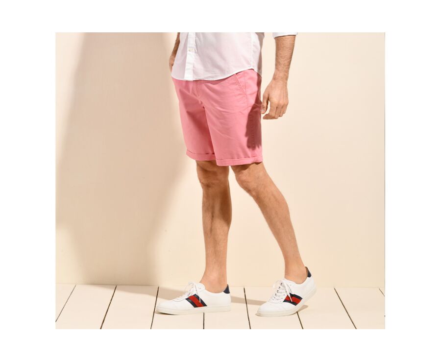 Bermuda chino homme Rose Vintage - BARRY