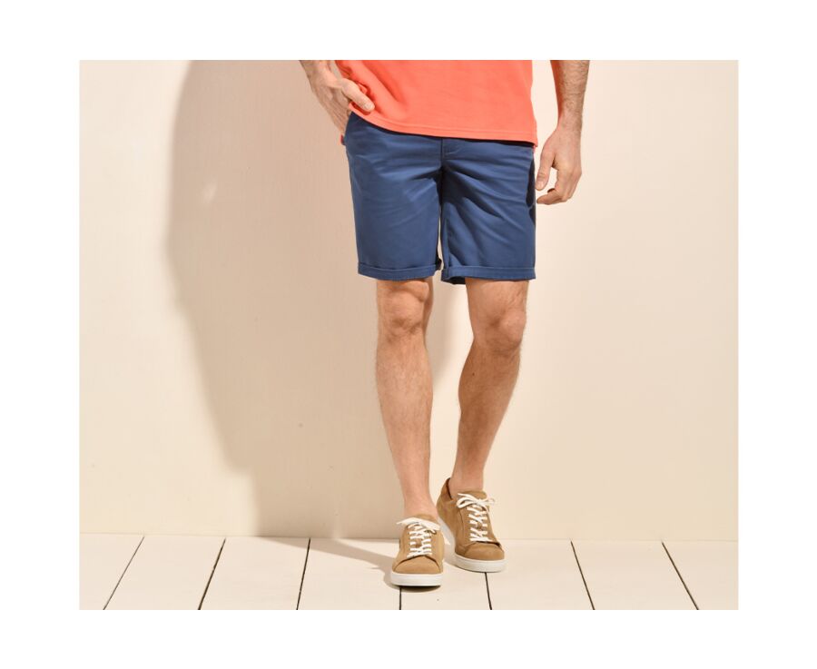 Bermuda chino homme Bleu Franc II - BARRY