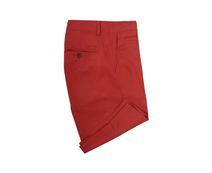 Bermuda chino homme - Rouge Brique - BARRY