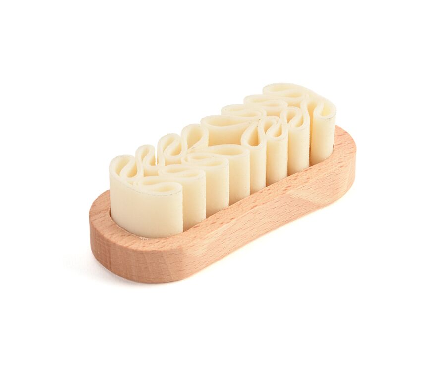 Brosse en hêtre et crêpe - 10cm