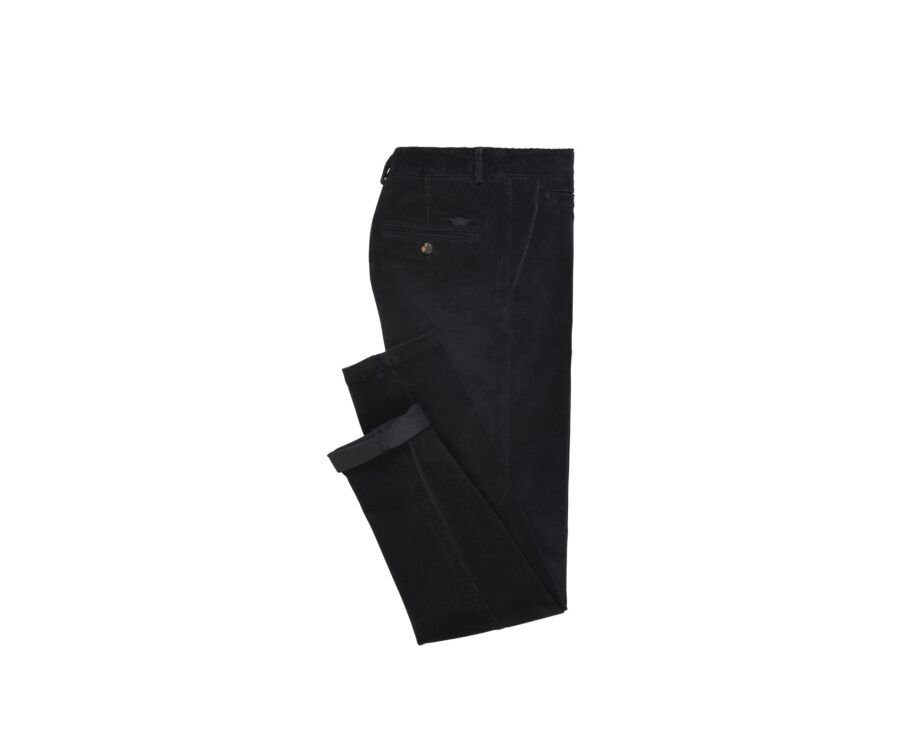 Pantalon chino velours côtelé homme Navy Foncé - NORMAN