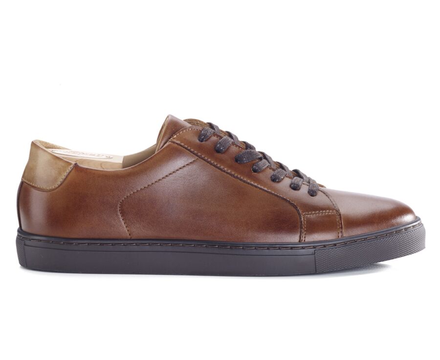 Sneakers homme Châtaigne Foncé Patiné - INGLEWOOD