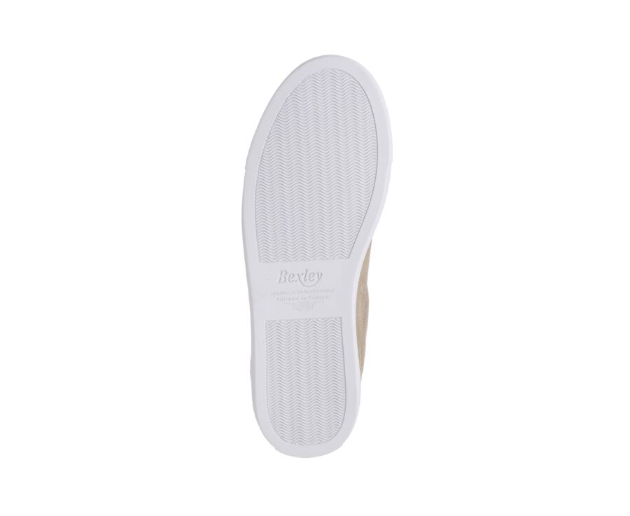 Sneakers pour homme Velours Beige Foncé - INGLEWOOD