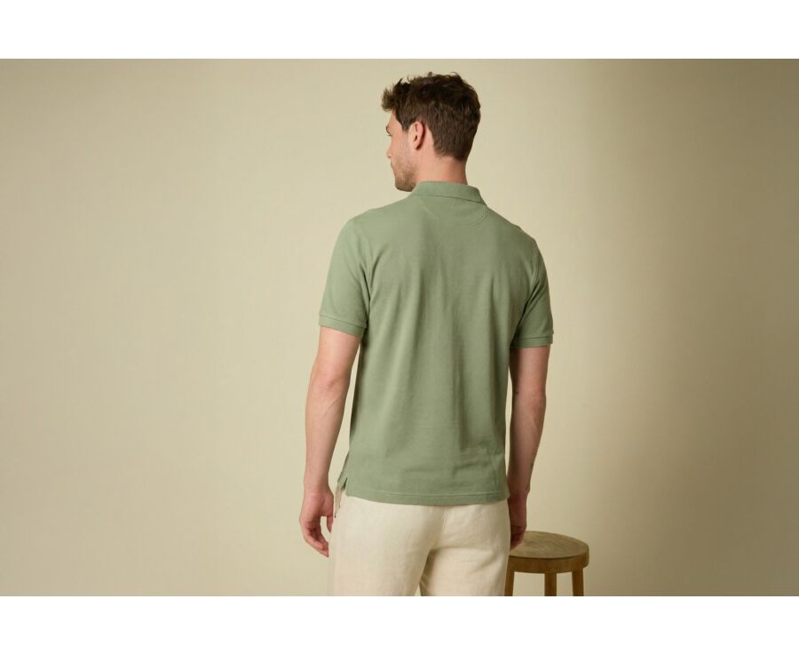 Polo homme Vert Sauge - GARETH