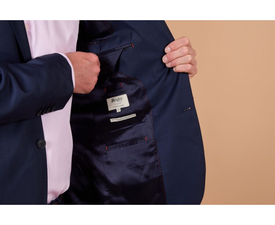 Veste de costume homme Bleu Pétrole - LAZARE