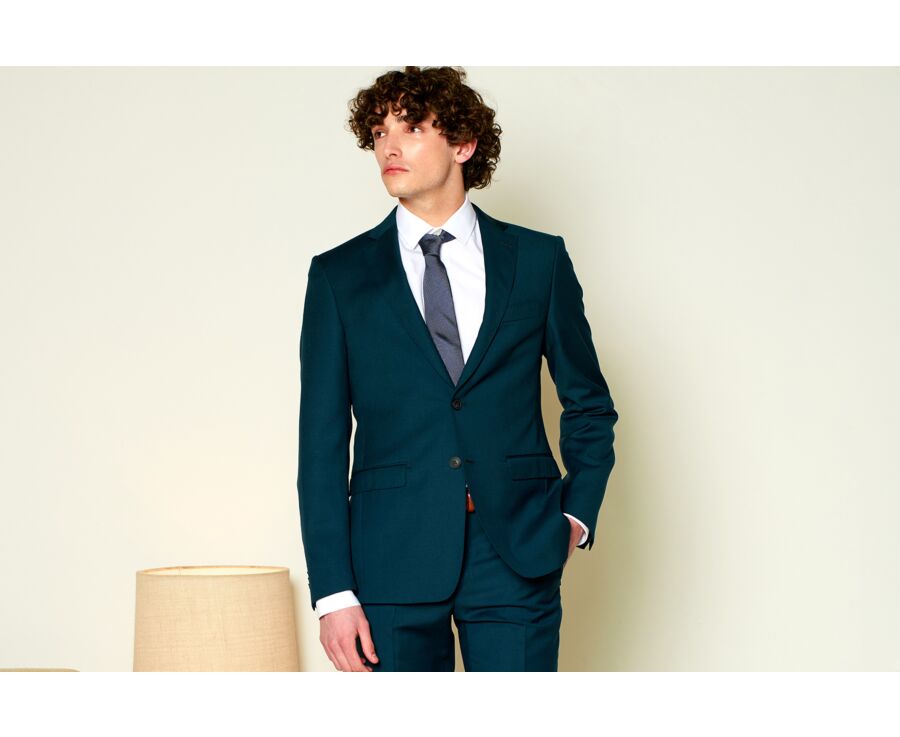 Veste de costume homme Vert Bouteille - LAZARE