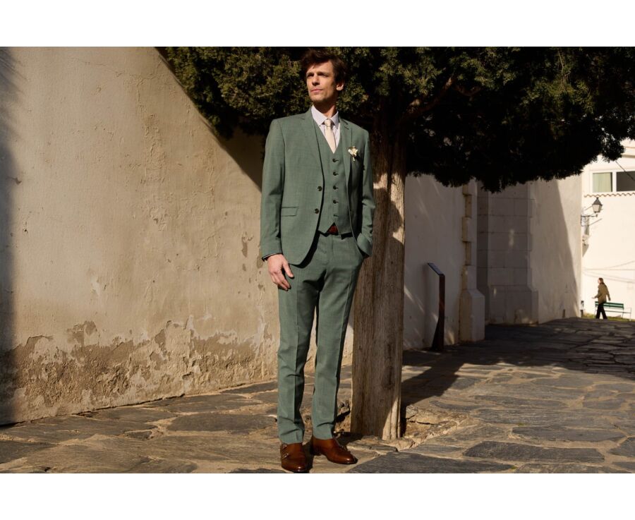 Veste de costume homme Vert Tilleul - LAZARE