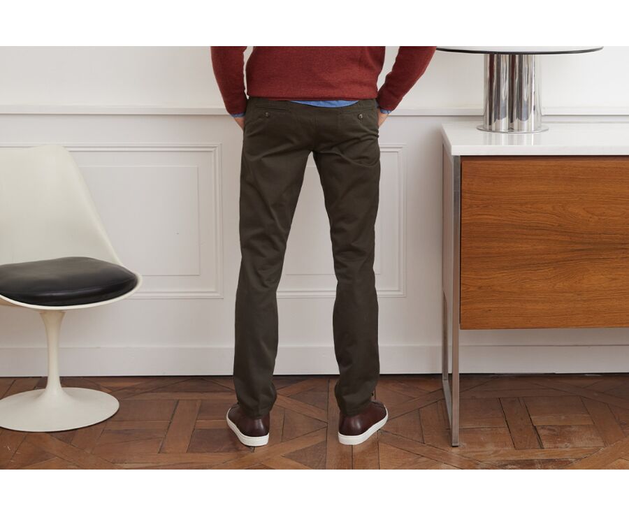 Pantalon chino homme Kaki - NIGEL II