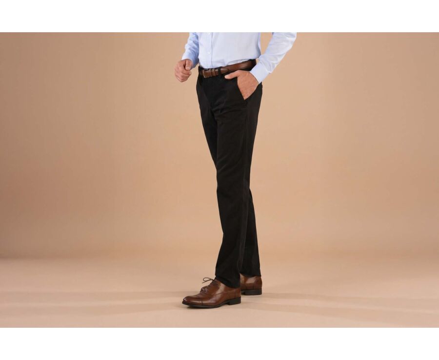 Pantalon chino homme Noir - NIGEL II