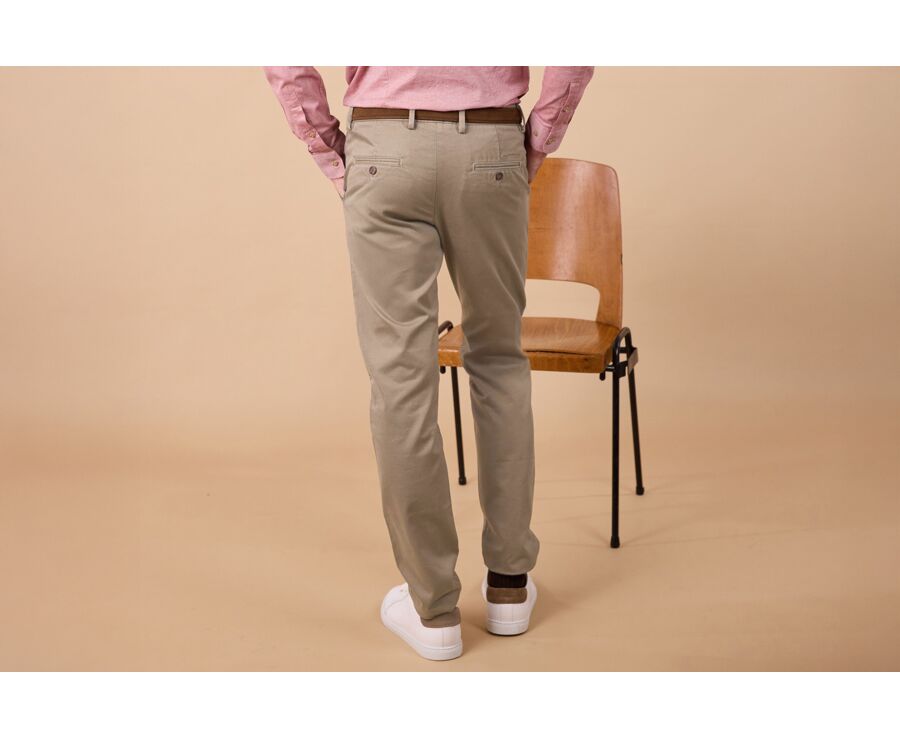 Pantalon chino homme - Olive Clair - NIGEL II