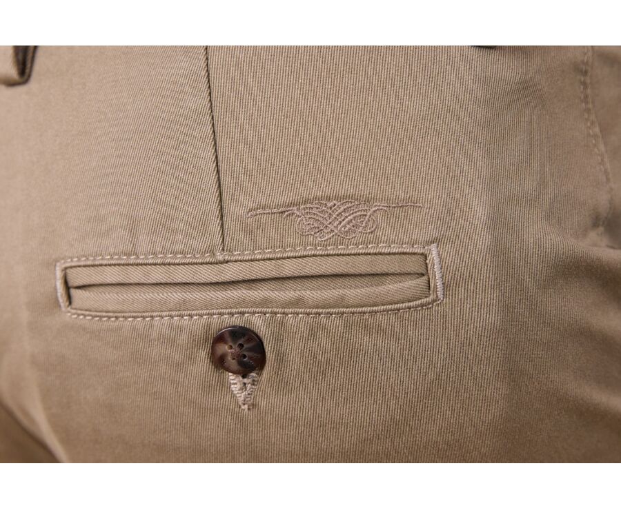 Pantalon chino homme - Olive Clair - NIGEL II
