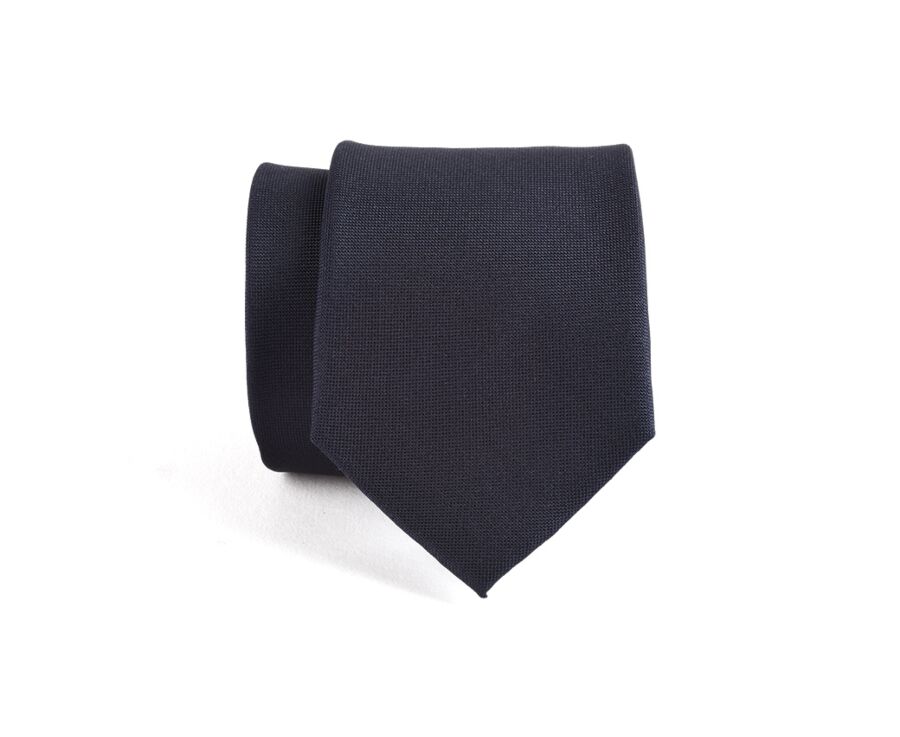Cravate homme soie Unie Marine