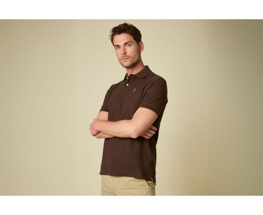 Polo homme Chocolat - ANDY II
