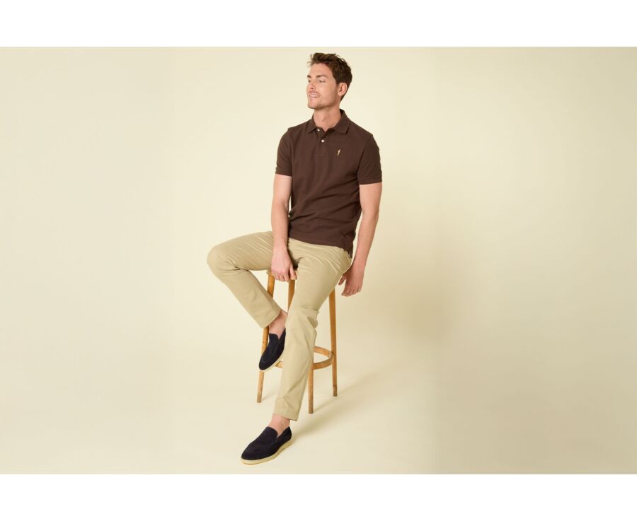 Polo homme Chocolat - ANDY II