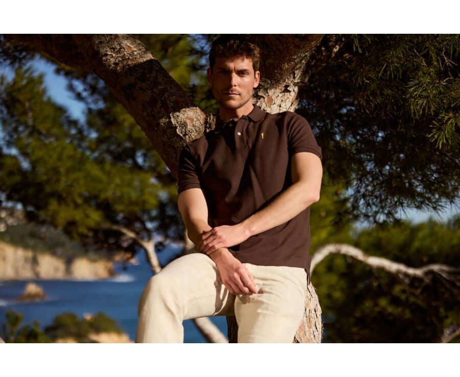 Polo homme Chocolat - ANDY II