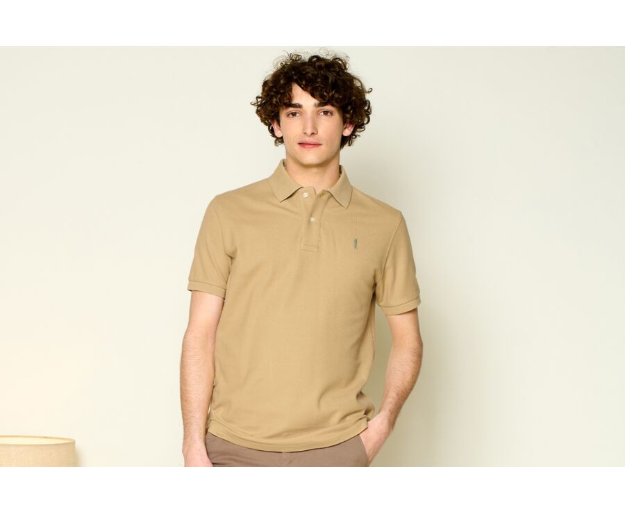 Polo homme Beige Foncé - ANDY II