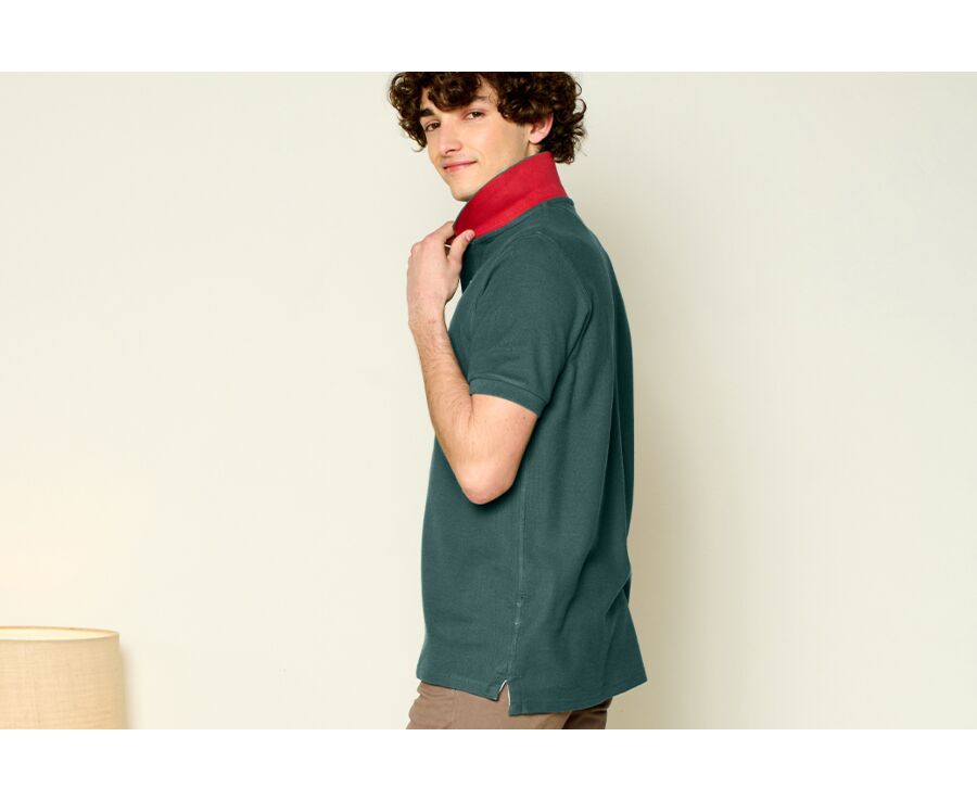 Polo Vert Foncé homme - ANDY II
