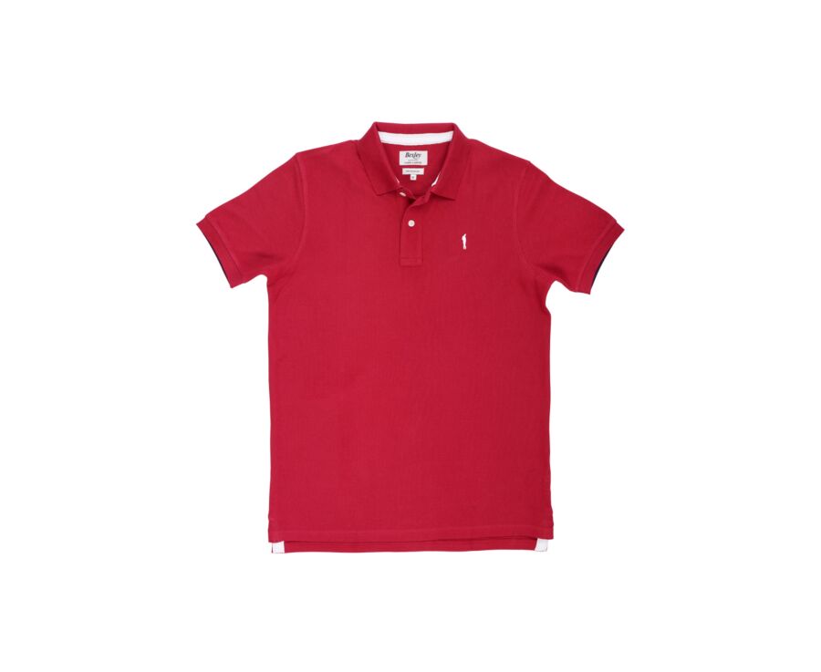 Polo homme Rouge Sombre - ANDY II