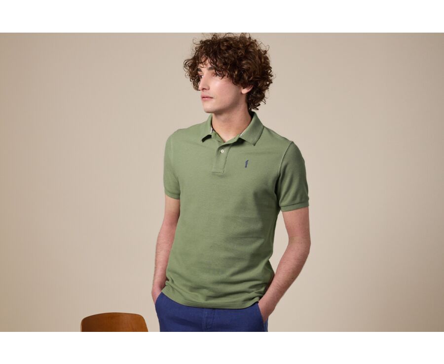 Polo homme Vert Sauge - ANDY II