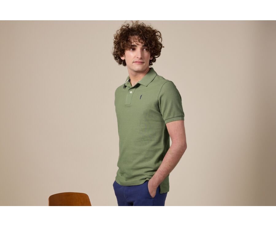 Polo homme Vert Sauge - ANDY II