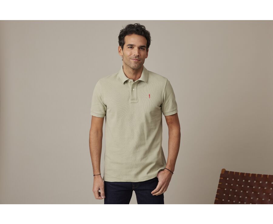 Polo homme Vert Tilleul - ANDY II