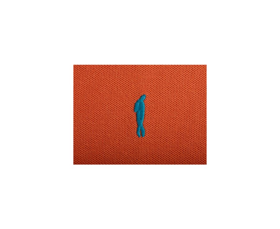 Polo homme Orange Foncé - ANDY II