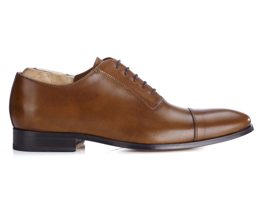 Richelieu homme Cognac Patiné  - RINGWOOD