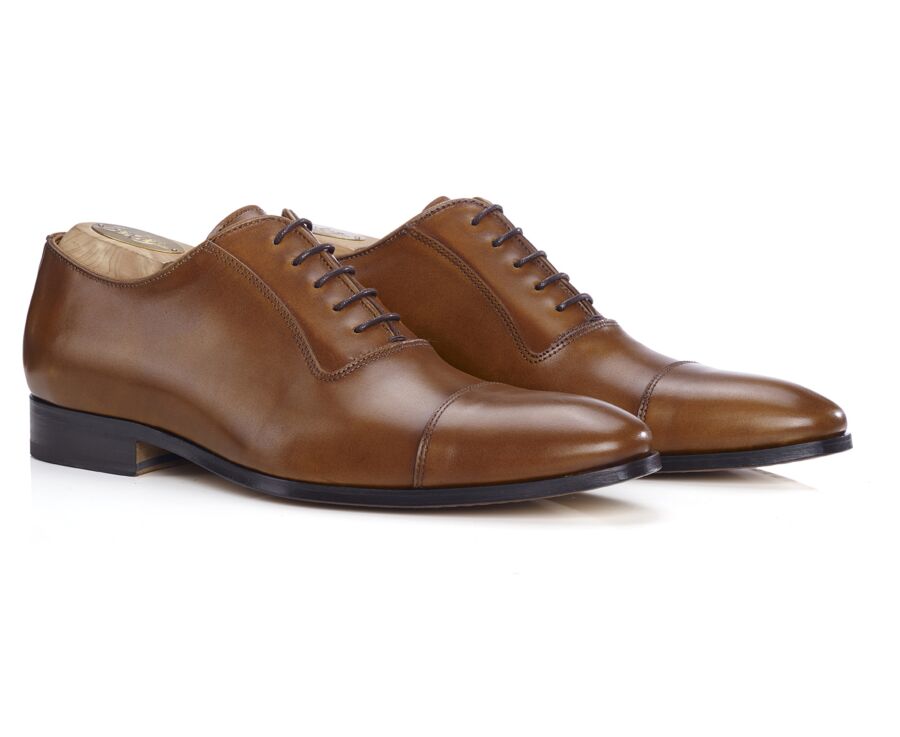 Richelieu homme Cognac Patiné  - RINGWOOD
