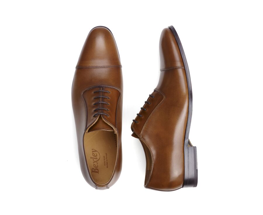Richelieu homme Cognac Patiné  - RINGWOOD