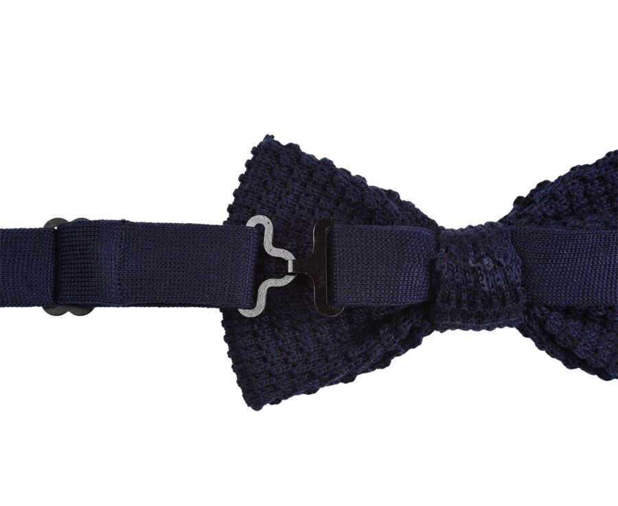 Noeud Papillon homme Tricot Marine
